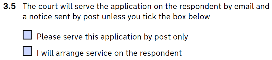 question 3.5 on divorce form d8